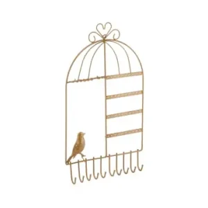 Preisreduziert relaxdays Schmuckhalter in Gold - (B)25,5x (H)44,5 x (T)4,5 cm günstig kaufen | limango