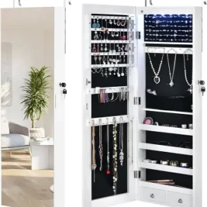 COSTWAY Schmuckschrank in Weiß günstig kaufen | limango Garantierte Lieferung