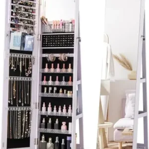 COSTWAY Schmuckschrank LED mit Rollen in Lila günstig kaufen | limango Gratis Versand