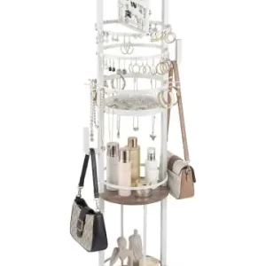 COSTWAY Schmuckständer drehbar 148 cm in Weiß günstig kaufen | limango Angebot