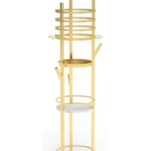 COSTWAY Schmuckständer drehbar 148 cm in Gold günstig kaufen | limango Super-Preis