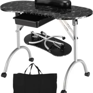 COSTWAY Maniküretisch in Schwarz günstig kaufen | limango Angebot