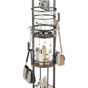 Nur Für Kurze Zeit COSTWAY Schmuckständer drehbar 148 cm in Schwarz günstig kaufen | limango