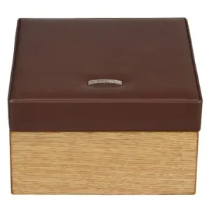 Windrose Wood Schmuckkoffer Leder 18 cm in braun günstig kaufen | limango Günstig