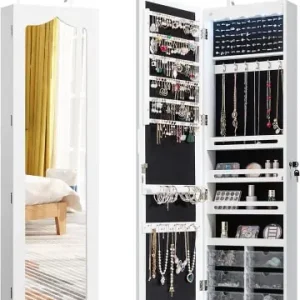 Super-Preis COSTWAY Schmuckschrank in Weiß günstig kaufen | limango