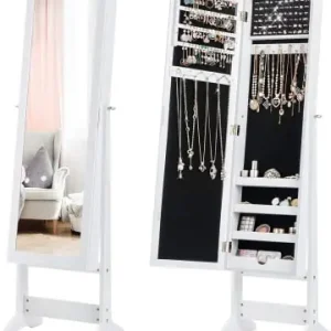 COSTWAY Schmuckschrank in Weiß günstig kaufen | limango Expressversand