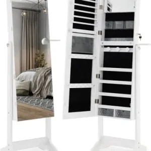 Top-Seller COSTWAY Schmuckschrank LED in Weiß günstig kaufen | limango