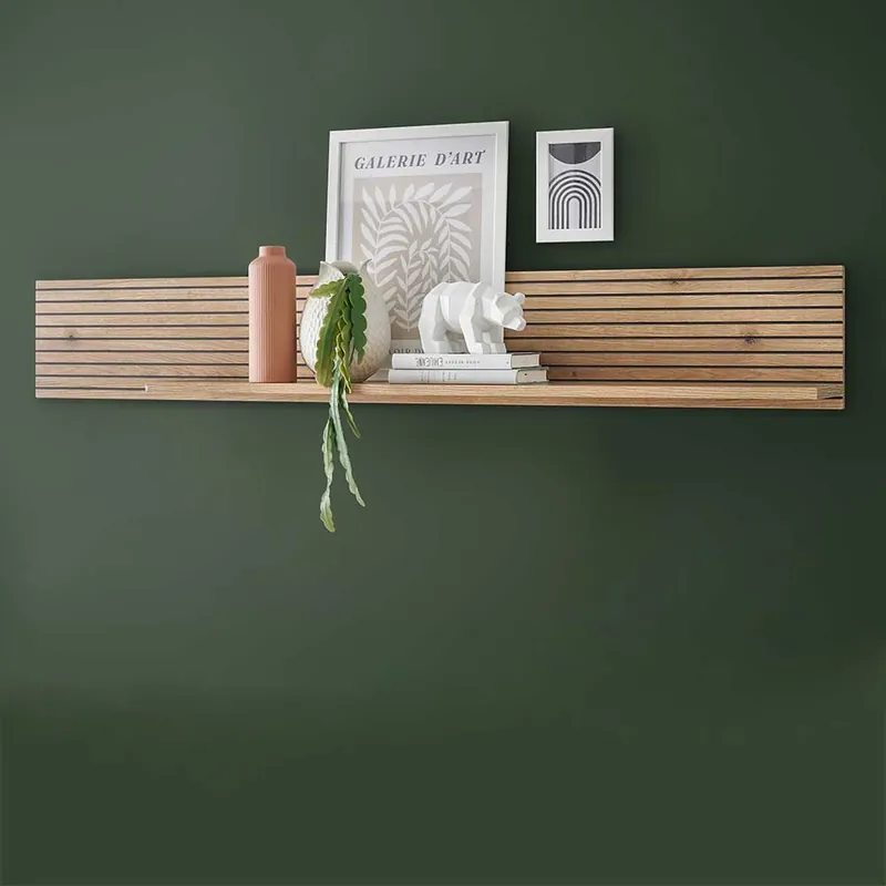 Wohnzimmer Hängeboard in Wildeiche Optik - Nenaloro Zertifiziert