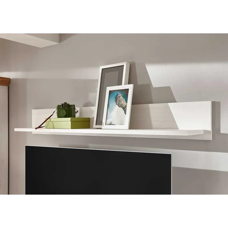 Weißes Wand Regal mit Rückwand - Diatara Kostenloser Rückversand