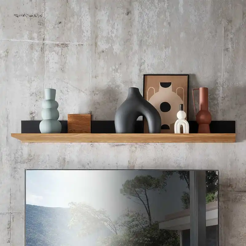 Wildeiche Hängeboard 140 cm breit - Viligrana Kostenloser Versand