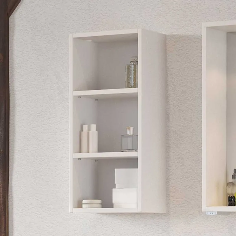 Weißes Bad Wandregal mit 3 Fächern - Enwicos Schneller Versand